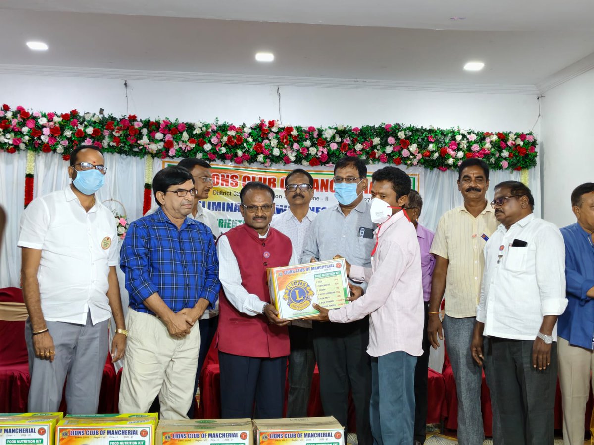 dmho_mncl's tweet photo. 55 Nutrition Kits to TB patients in coordination with DM&amp;HO Dr. Narender Rathod, Program Officers and Health Staff.
Bellampally – 20
Mancherial – 25
Mandamarri – 5
Chennur – 5

The contribution of the Lions Clubs towards nutritional support for TB patients is highly appreciated https://t.co/txHxkuYixU