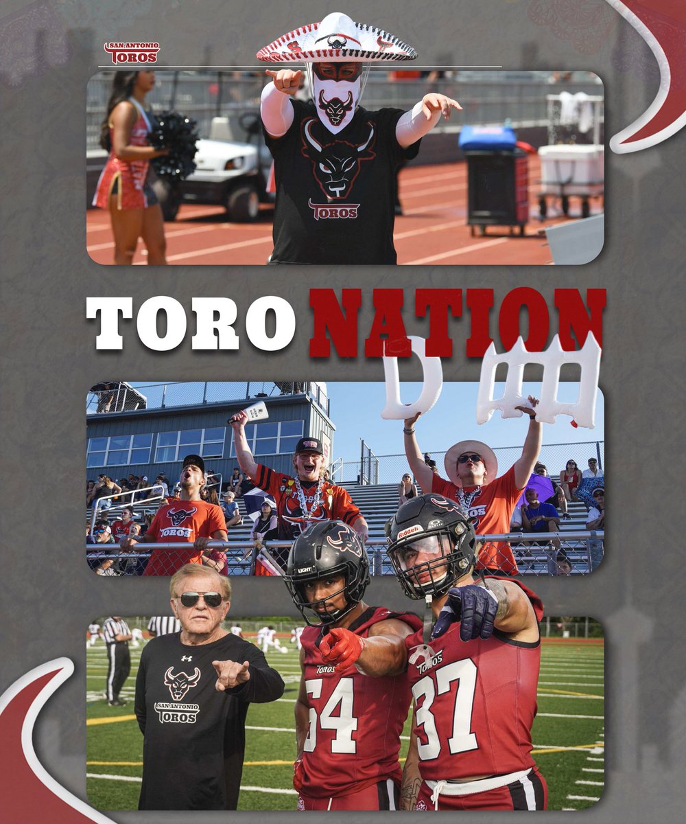 CoFLToros's tweet photo. From San Antonio, For San Antonio. Toro Nation stand’s together❤️🐂
#cofl #sanantoniotoros #sanantoniofootball #vamostoros #toronation https://t.co/BM6K4jwh6K