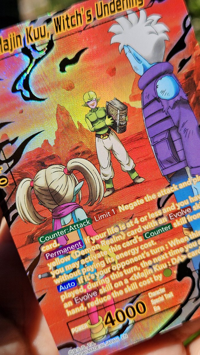 Jmag20's tweet photo. Dragon Ball Daima Majin Kuu BT30-078 https://t.co/8h7aPGdySy