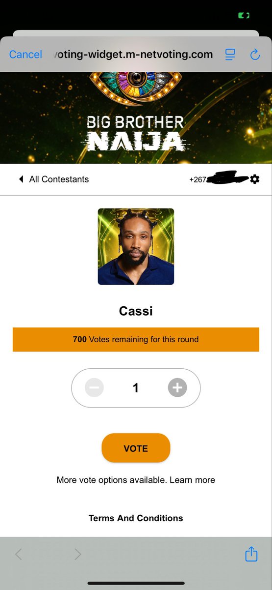 nevvaa09's tweet photo. Threw in some votes for cassi and Gerald #bbnaija https://t.co/CwFKEtb5MH