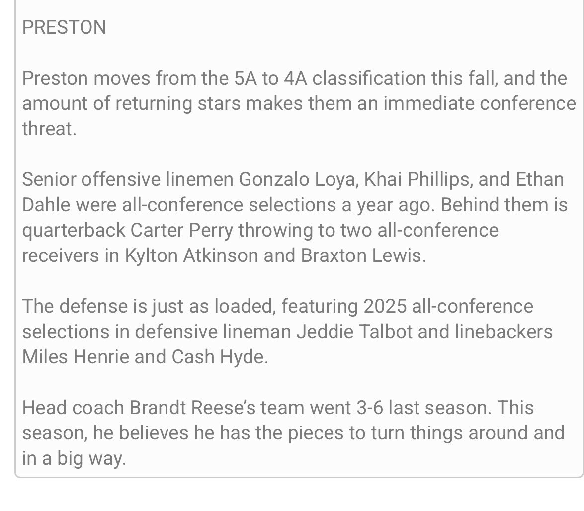 PrestonMLR's tweet photo. Zac Dean’s words on the Preseason Coaches poll favorite: https://t.co/w0h9Q7msHe