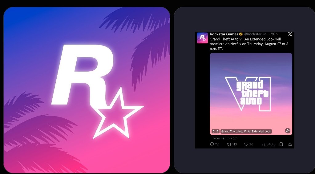 _GTAVI_GAMING's tweet photo. Rockstar Games has started running ads for the GTA 6 An Extended Look. https://t.co/gfFydbZECi