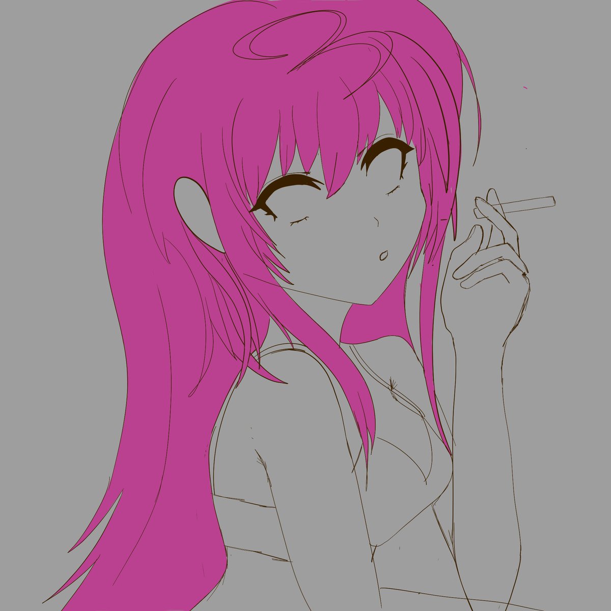 m3ltedviolets's tweet photo. WIP i hope i can finish this and another one today i dont smoke but i make all my characters do it
#anime #art #moots #wip #drawing #artmootsㅤ https://t.co/ZJ5yZ70gk3