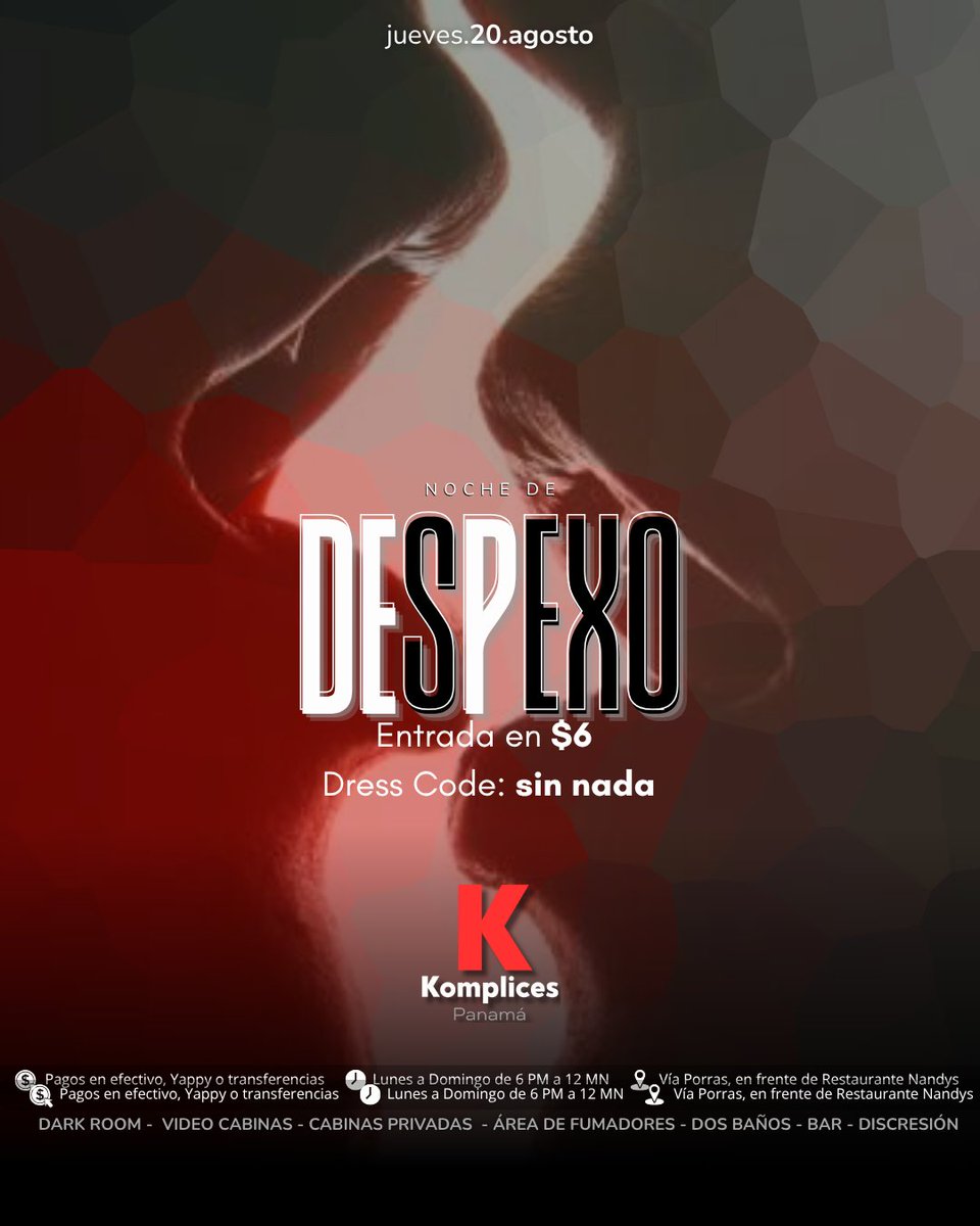 KomplicesPA's tweet photo. Lo jueves cantamos, nos divertimos pero sobre todo la pasamos muy pero muy bien con todos 😈 🔥 💦 

Entrada:
$6 sin nada de nada

Te esperamos esta noche 😏 https://t.co/t8bNZOpGvK