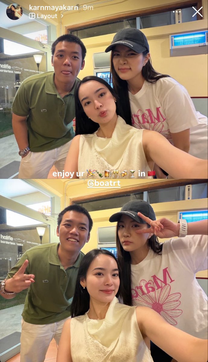 Noosa_GJJG's tweet photo. วันนี่พี่จ๋องได้ไปเติมเพื่อน ได้ชาร์จแบตแบบเต็มวัน

#ginnynatnicha https://t.co/8fkQJcjXHd