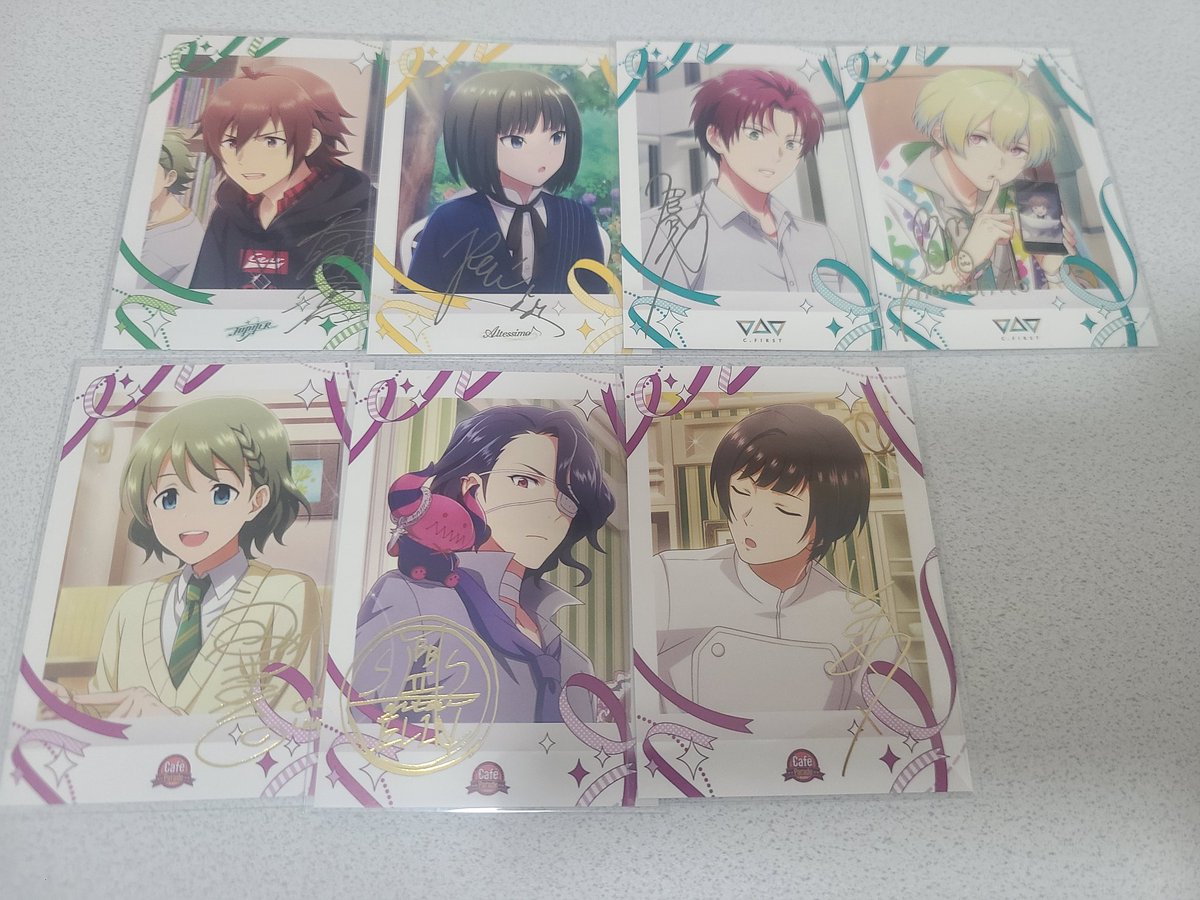 Bleu_653's tweet photo. 交換
SideM ぱしゃこれ 11弾 箔押し
譲→☆冬馬 〇麗 荘一郎 ☆アスラン 巻緒 ★百々人 ★鋭心
求→タケル＞恭二＞みのり 道夫 道流 龍
無印のみ 翔太 クリス かのん
☆は無印or〇含めた交換優先。
★はタケルとの交換かつ無印同数含めたお取引優先。
ノーマルも含めたお取引ですと有難いです。 https://t.co/zhfbW2lTgC