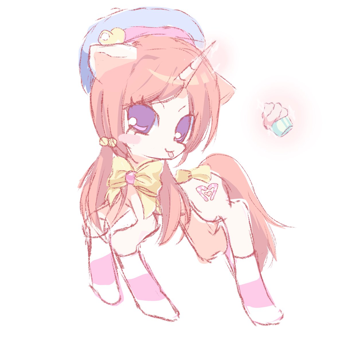 bonbonmuff's tweet photo. My oc in my little pony AU ok https://t.co/7t4AyOHbjF