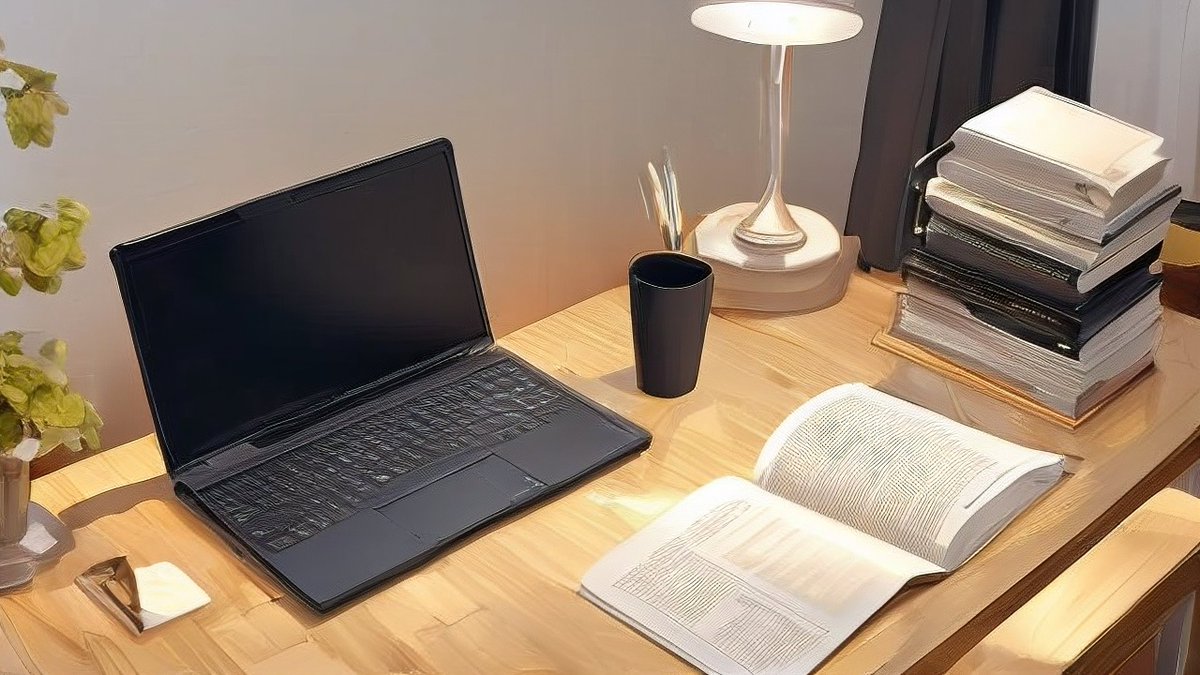 Al4156122585178's tweet photo. My new desk setup is all about focus—clean surface, good light, and that small plant that survives no matter what. Productive vibes unlocked https://t.co/25X40jLWnt