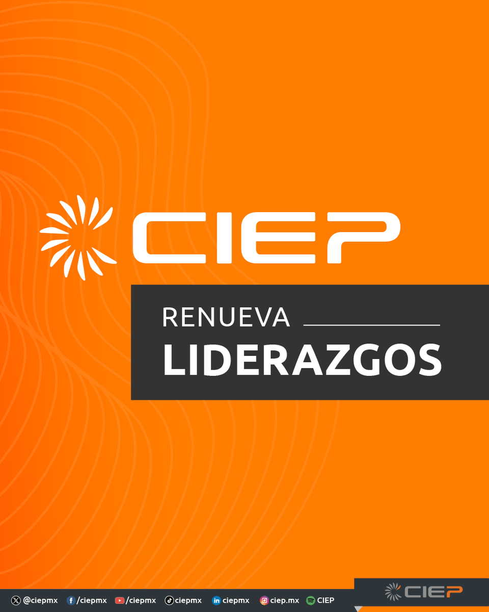 ciepmx's tweet photo. En el  #CIEP renovamos liderazgos.

En la Dirección ejecutiva, Judith Senyacen Méndez Méndez; José Luis Clavellina Miller como Economista en jefe, y Sunny Arely Villa Juárez como Directora de fortalecimiento y administración.

💡Seguiremos trabajando para el debate de políticas públicas a favor de un sistema fiscal sostenible e incluyente; la promoción de una sociedad más informada y participativa, en beneficio de las generaciones presentes y futuras.

Continuaremos dando impulso a la innovación tecnológica y metodológica en el análisis de las finanzas públicas de nuestro país.

Visita https://t.co/sXnlHYMAHA ¡y conócenos!

#FinanzasPúblicas #SostenibilidadFiscal