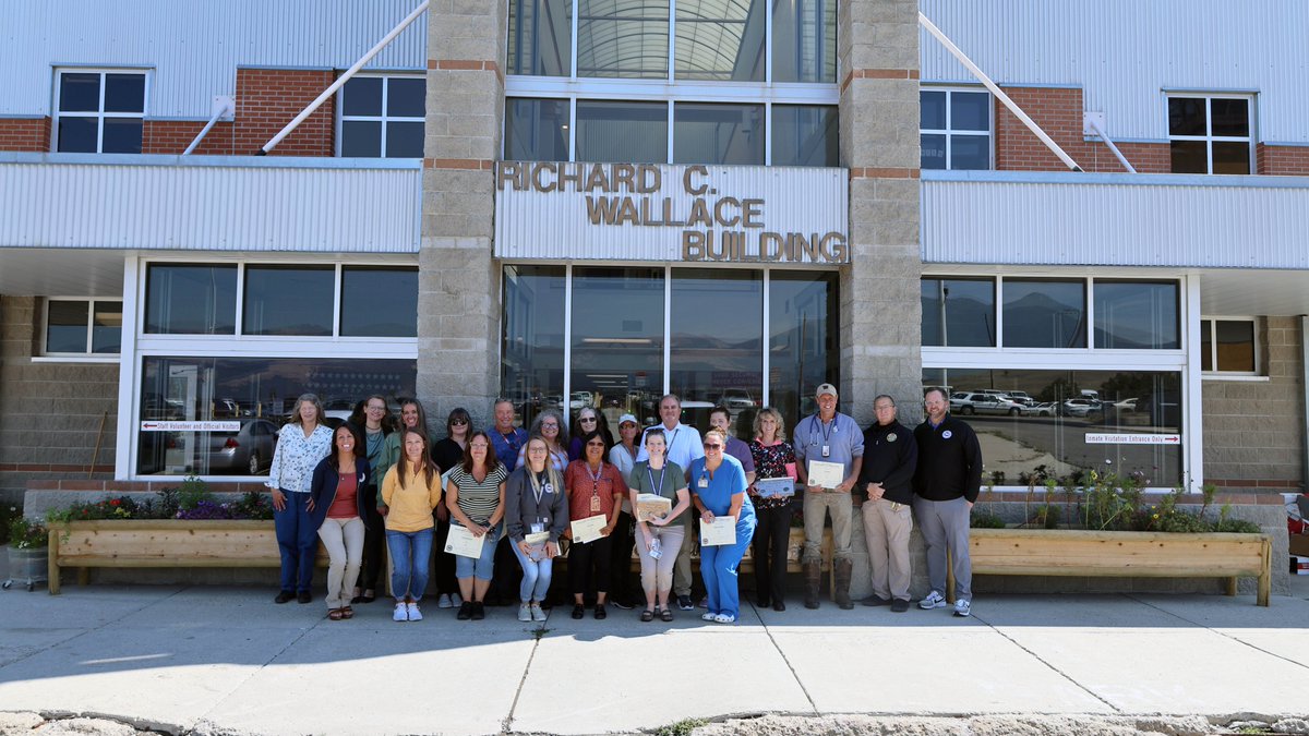 MTCorrections's tweet photo. Congratulations to all the Montana State Prison employees who achieved a years of service milestone this year! And a big congratulations and thank you to Administrative Assistant Connie Girard for achieving 50 years of service at MSP. Thank you for all that you do! #MTCorrections https://t.co/4QCBiUbUqs