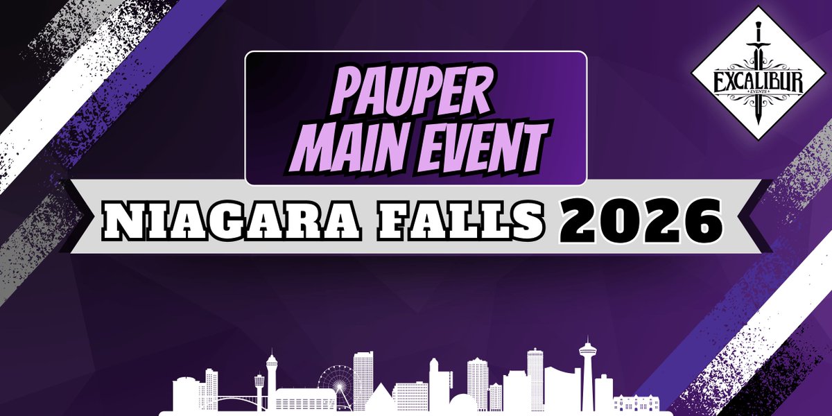 ExcaliburMTG's tweet photo. Our Main Events for Excalibur Events Niagara Falls are announced, as well as the full schedule available!
To register for Premodern, CEDH, Vintage Legacy, and Riftbound, check out the Convention Page here:
https://t.co/WFX4zh0WVi
To register for Pauper or Star Wars Unlimited, check out the Convention page here:
https://t.co/NOvtltCtuy
We will see you in Niagara Falls September 25-27th!
#premodern #starwarsunlimitedtcg #riftbound #pauper #cedh