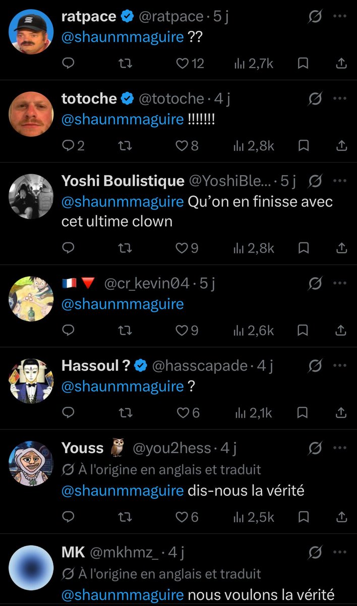 BetterCallMedhi's tweet photo. Merci tout d’abord à la minorité lucide qui refuse d'avaler la manipulation : tous ceux qui relayeront la vérité ici auront un accès intégral et gratuit à mon prochain Substack.

Cette attaque aura au moins eu le mérite d'illustrer la profonde ingratitude d'une partie du public francophone et ce triste réflexe du « panier de crabes », où la médiocrité se ligue pour faire tomber quiconque émerge par le savoir.

Depuis 2021 (bien avant la vague d'IA générative et la monétisation X), j'écris avec passion et livre des analyses gratuites à forte valeur technique et un profil nommé « Mehdi »distribuer gratuitement ce que d'autres monétisent crée un séisme narcissique chez les marchands d'illusions. 

Dans cet écosystème, un profil d’escroc adepte du slop IA comme @brivael peut vendre des formations creuses et des « calls » à 1K € sans être inquiété. En revanche, celui qui transmet du savoir pur sans jamais rien vendre devient l'homme à abattre.

L'origine de cette offensive n'est qu'une tentative désespérée de diversion. Pour info, @pierre_jacquel2 a été mis en cause sous mes tweets par plusieurs jeunes étudiantes apportant des preuves accablantes sur ses comportements de "pointeur". Sans jamais répondre sur le fond et alors qu'il est déjà poursuivi par la justice pour avoir insulté et diffamé la mémoire de Samuel Paty, il a choisi la fuite en avant : attaques sur ma santé et moqueries abjectes sur la mort de mon père biologique.

Pour fabriquer leur narration, ils sont allés déterrer un pauvre commentaire isolé de 2024. Je n'ai jamais fait aucun tweet public pour me prévaloir de Sequoia ou YC et ma bio n'en fait aucune mention. (Juste 2 commentaires datant de plusieurs années sans contexte). D’ailleurs, si vous posez la question à mon audience, la majorité n'était même pas au courant de ce commentaire : ils me suivent pour la profondeur de mon contenu, mes explications techniques et l'éveil de leur curiosité, pas pour un badge d'autorité.

Dans ce commentaire, je parlais explicitement de « notre projet » sans détailler la nature exacte de cette structure, en lien avec mon activité de conseiller technique pour certaines startups, une posture professionnelle d’advisor que j'ai déjà évoquée à plusieurs reprises : 

https://t.co/MBlEXS358Z

L'investisseur en question me connaît parfaitement IRL dans le monde physique. En revanche, sur X, j'opère sous pseudonyme anonyme pour ma sécurité comme TOUT LE MONDE LE SAIT. @pierre_jacquel2 le sait AUSSI parfaitement. Il a délibérément posé une question piégée à cet investisseur américain en lui parlant de « ma startup » et en lui demandant s'il avait financé « a startup founded by Medhi».

La manœuvre est d'une hypocrisie absolue: c'est l'équivalent de demander à un investisseur s'il a déjà financé la structure de "Batman", en sachant pertinemment que l'investisseur le connaît sous son vrai nom dans la vraie vie et ne peut pas lier un pseudonyme à une entreprise, tout en lui attribuant arbitrairement le rôle de "fondateur". 

En posant cette équation biaisée à quelqu'un qui ne peut pas faire le lien avec mon compte anonyme, Jacquel a sciemment provoqué un « non» binaire pour fabriquer son lynchage.

Devant l'absence de réponse immédiate, la meute s'est déployée sous son tweet et en DM. Des comptes de racelard comme @AureaLibe ont harcelé Shaun pour me traiter de scammeur afin de lui mettre la pression.

On atteint le sommet de l'inversion accusatoire: ceux qui m'accusent auprès de lui sont précisément les escrocs que j'expose depuis des années. 
Pris en étau sous ce spam délirant, Shaun a repondu par dépit pour ne plus être harcelé.

D’ailleurs le pointeur @pierre_jacquel2 a mobilisé tous les escrocs que mes investigations dérangent : @hasscapade , scammeur trading qui profite de la crédulité de gamins ; @ratpace scammeur crypto adepte des shitcoins et des rug pulls; @YoshiBleuclair fils à papa d'HEC spécialisé dans les subventions BPI pour des gourdes en bambou et @AureaLibe voleur de contenu