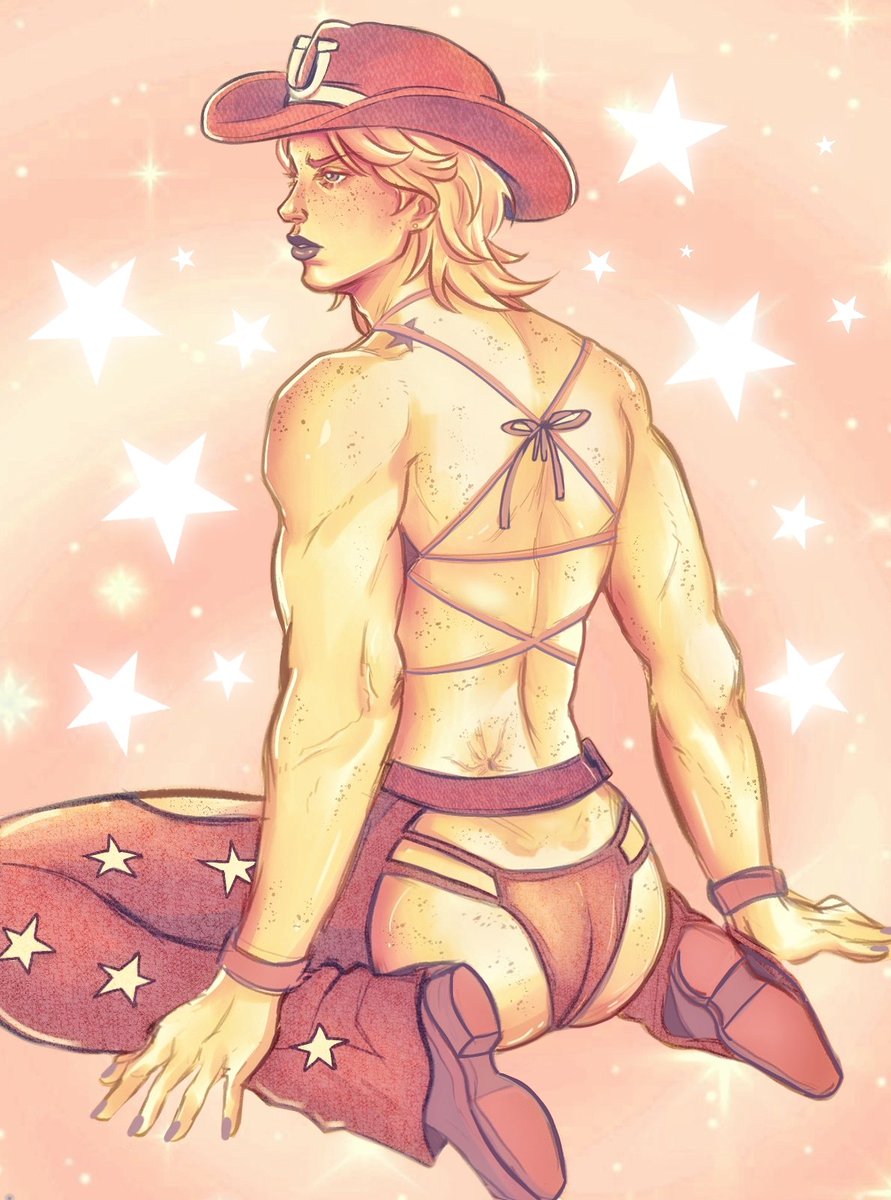 _dustycloudy's tweet photo. cowboy 🍑 #johnnyjoestar #steelballrun https://t.co/dh54Ld3yFi