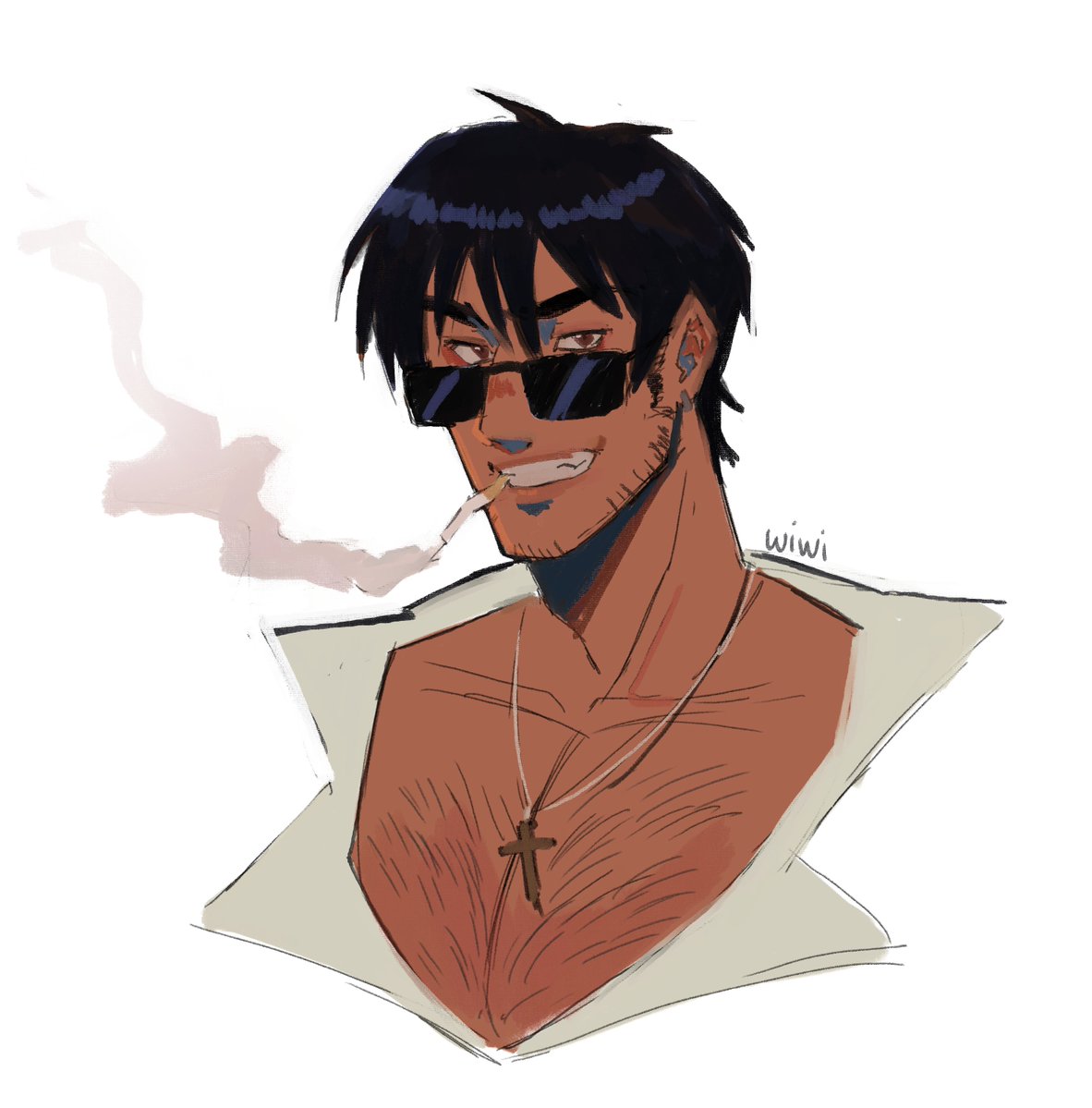 wiwitecito's tweet photo. self indulgent nico d wolfwood sketch #wolfwood #trigun https://t.co/IPMskgl0mc