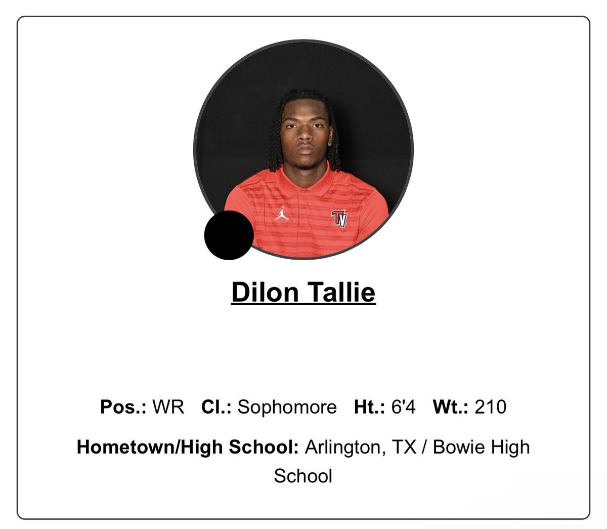 DilonTallie's tweet photo. Year 2! 🎱 @JUCOFFrenzy @JuCoFootballACE @JUCOTopTalent @TVCCFOOTBALL https://t.co/1vRo2sOZJS