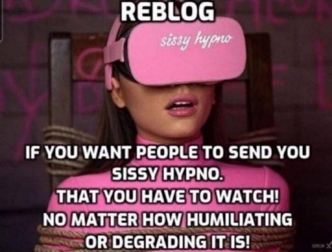 sissyExposulg's tweet photo. Inbox and Comment saying “ Yes , Hypnotize me Mistress “  and stand a chance to Participate in my Sissy Hypnosis Session . I will be on the lookout for slutty sissies. 😘😈😈 https://t.co/f7LT9rzwH0