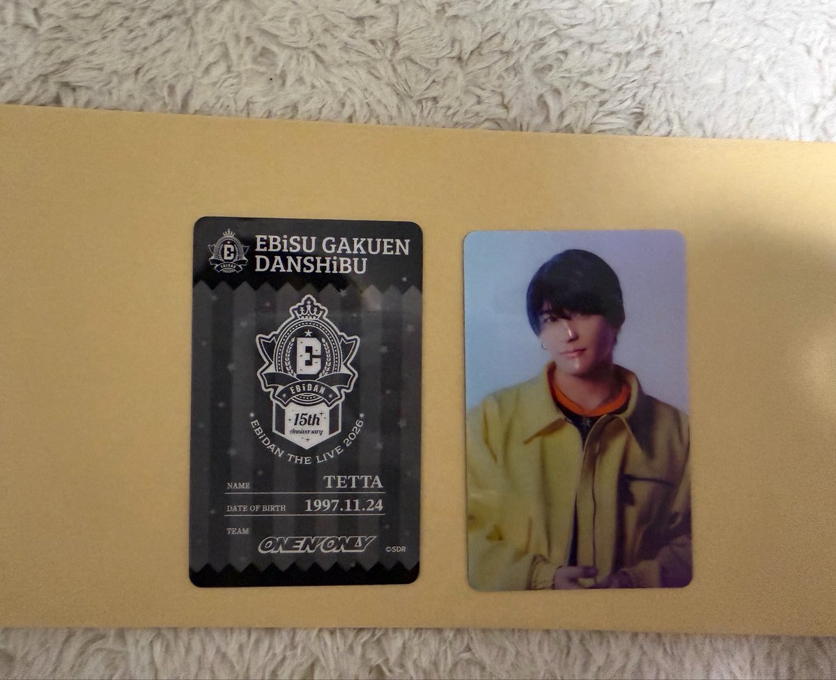 nyankoukan's tweet photo. EBiDAN 15周年POPUP エビライ
ONE Ｎ’ ONLY ワンエン 交換

譲
プラカード:TETTA

求
プラカード:EIKU

9/12.13ワンエン代々木にてお手渡し可能です。
郵送でのお譲りも可能です。
お気軽にお声かけください🙇‍♀️ https://t.co/os2yg3cDPn
