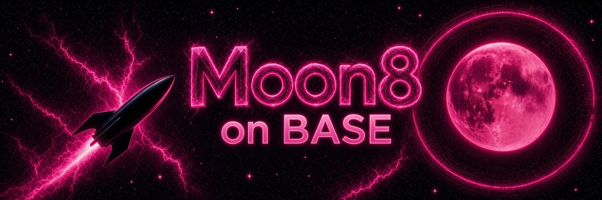 Moon8onBASE's tweet photo. @PumpUranus The CRYPTO Gods favour the Mighty #Moon8 🌙8 The journey has only just begun!! 

0x48b3e8510d6c43b109960cc56d2c27a72e19fdb4 https://t.co/sKvQrdCsLu