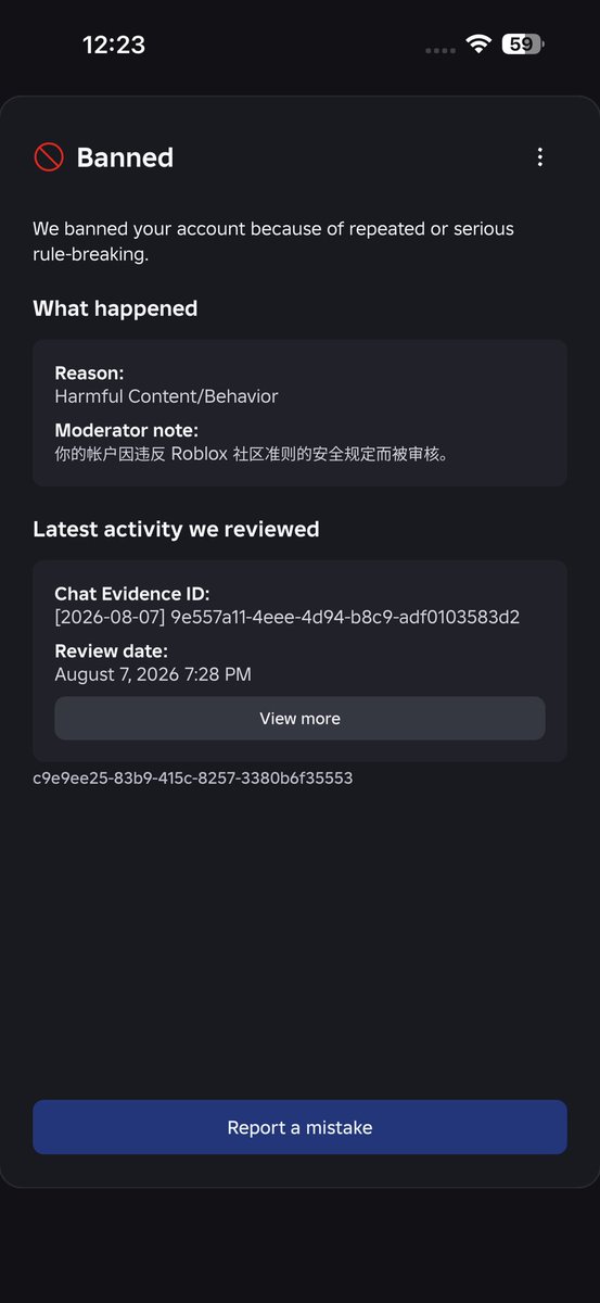 Breezessjs's tweet photo. 14 days have passed since my Roblox account @ssjskan was wrongly banned. I’ve invested over $40,000 USD and years of memories into this account. I don’t want an AI mistake to take it all away. Please give my case a fair human review🙏@Roblox_RTC @Roblox #robloxban #roblox https://t.co/MDF36SU4bv
