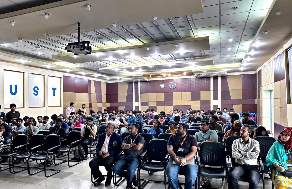 cybsajib's tweet photo. AUST Cyber Security &amp; AI  Club Speech delivery. Taking reward from VC Sir
#Sajibashrafulislam #Cybsajib #Education #Bangladesh https://t.co/AKp0W8J776
