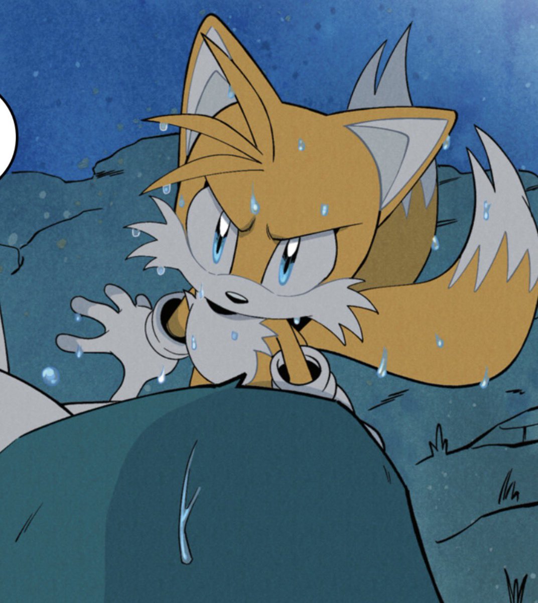 HIGHEST_FREED0M's tweet photo. “ well me neither! ”

— Tails spins forward, bashing right into Amy. Then he taps his wrist, quickly slamming a hammer into her side —

“ I might not have the strength or speed. But I got the smarts! ” https://t.co/r9hVfdbwF6