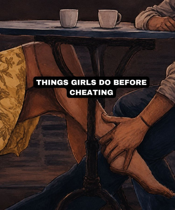 desirecode_'s tweet photo. 6 Signs That Girls Show Before Cheating:

(easy to spot them)

1. New “male friends” arrive out of nowhere https://t.co/rdIiGeadat