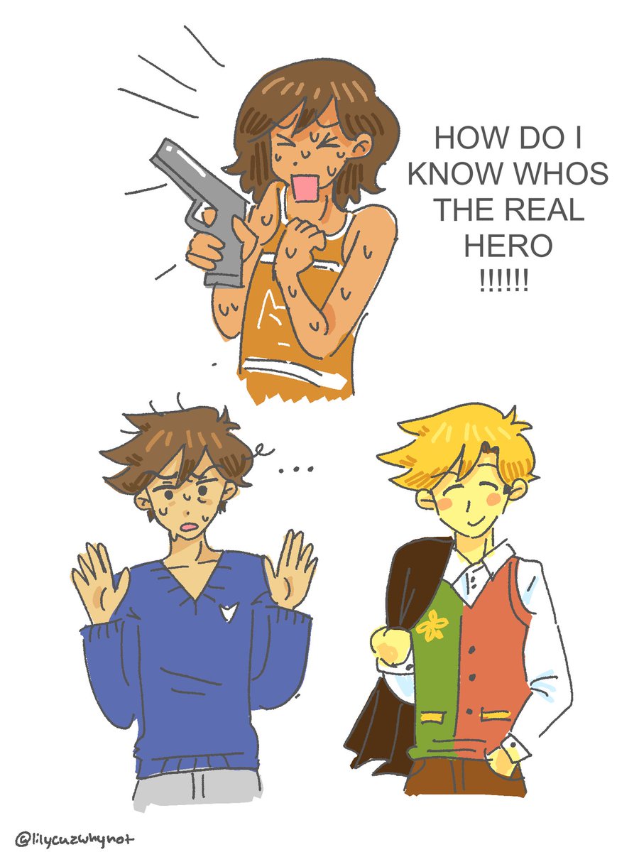 lilycuzwhynot's tweet photo. I saw a clip of someone seeing flowery for the first time and yelling IS THAT HERO OMORI?!?!?! #OMORI #deltarune https://t.co/jvpDWOjpol