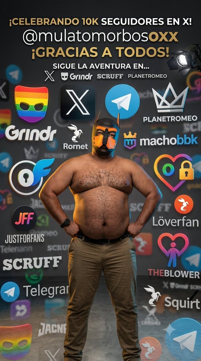 mulatomorbosoxx's tweet photo. ¡Llegamos a los 10K en X! 🔥🐾 Gracias a cada uno de ustedes por formar parte de esta comunidad, por el apoyo constante y por llevar la buena vibra al siguiente nivel. ¡Esto es solo el comienzo de mucho más! 🚀✨

#10K #MilGracias #PupPlay #PupsOfX #BearCommunity #GaysOfX #GamerPup #LeatherPup #PupsAndBears #LGBTQCommunity #10KFollowers #XCommunity 

@cruisingbolivia @EncuentroGayMty @TigrilloBisex @bearflix @PupAbyss @Puppy_Bigrourou @CaMo_Puppy