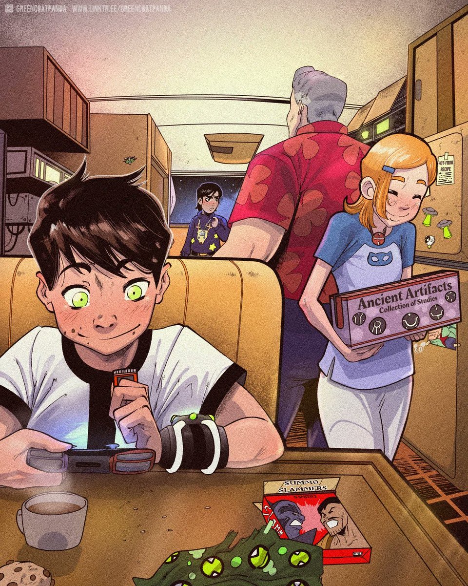 greencoatpanda's tweet photo. Ben10 Christmas - 2025 #RPG #fanart #greencoatpanda #art #artbr #イラスト #comics #desenho https://t.co/hTvEbSuRf8