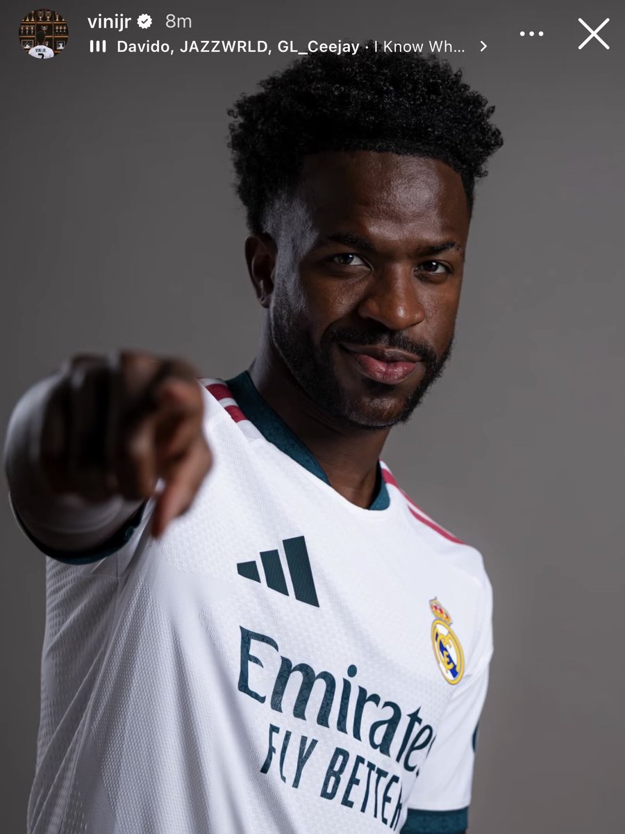 MadridXtra's tweet photo. VINI JR. on IG. 🤍🔥 https://t.co/XJjFz5TLlY
