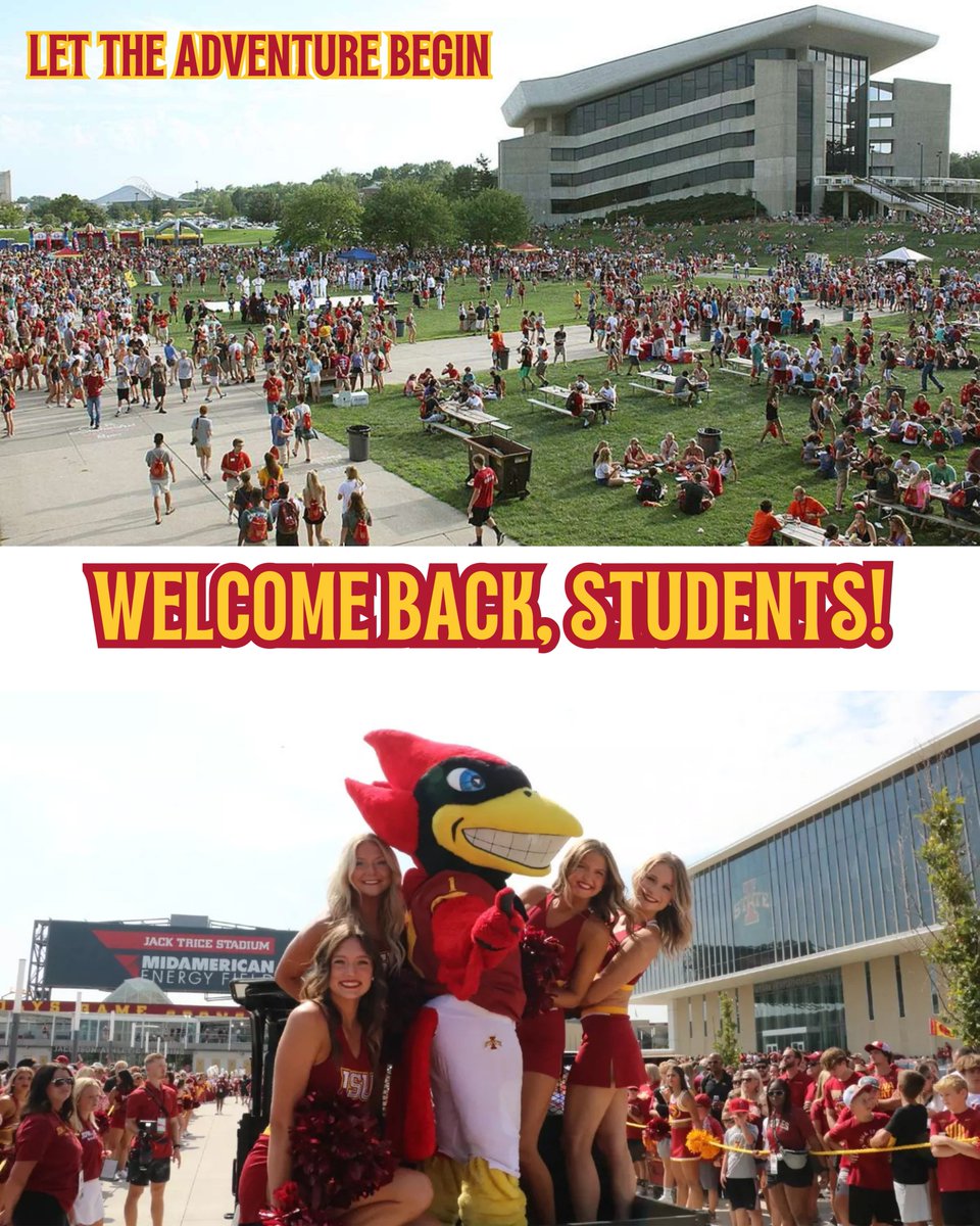 Cyclone_Club's tweet photo. Welcome back, Cyclones! Let the adventure begin! https://t.co/wQBAFt3PF8