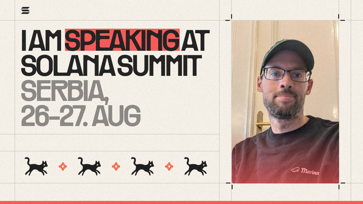_chalda's tweet photo. Going under the hood of Marinade 🥩🛠️

I’ll be speaking at @Solana Summit Serbia about the tech powering @MarinadeFinance

See you there! 🇷🇸

@SuperteamBLKN https://t.co/cy5IHM6F4l