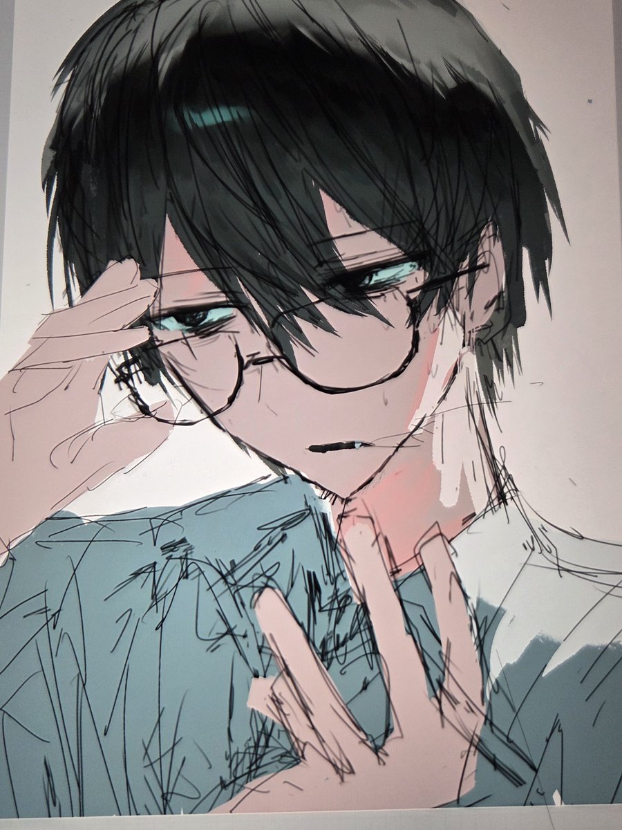 kasawasuretayo's tweet photo. 飯田先生ここから進まないんですよラフが適当すぎて   えっ誰か線画の描き方教えてくれません❓絵が下手とかそういう次元じゃないですもうまず線画が描けないのおもしろすぎる小学生の時描けただろお前 https://t.co/RHtyPShxjW