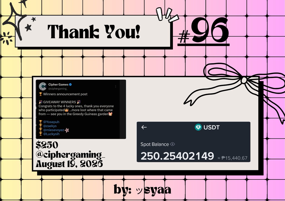 miesevoyez's tweet photo. ⋆˚꩜ yay!! <33 . . . received my first W!!🐹 $250 from @ciphergaming_  such a huge W for me &amp; will definitely me a lot, thank you so so much <𝟑 .ᐟ 

Special thanks to the GOAT @JamieJGambles I’ll keep on supporting you, fam! #CipherGaming💌 https://t.co/QOVRfWsAM6