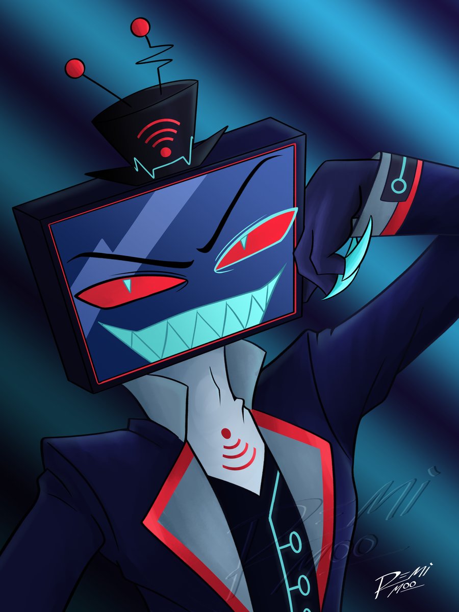 remimooart's tweet photo. "Did you miss me?"

HOOLY SHIT HI GUYYSSS!!!
been awhile eh? summer was poggies, hot tho, and my pen broke so i couldnt draw even on cooler days qwq 

BUT IM BACK NOW BABY!!! (rip my wrist..)

#Vox #VoxHazbinHotel #HazbinHotel https://t.co/pAeepNkgt3