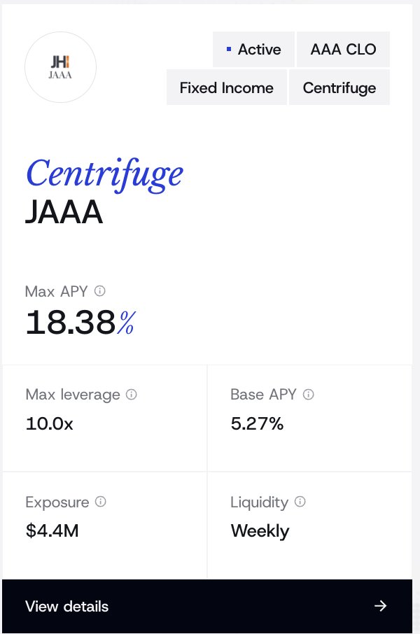 sonyasunkim's tweet photo. Onchain finance at its finest

10x $JAAA: Only available on Ethereum🚀🌕 https://t.co/PA44xuK80S