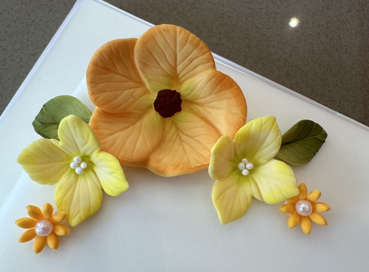 LouBcakes's tweet photo. #90th #birthday #cake for MIL. Rich #fruit cake with #fondant & #marzipan with sugar flowers in her favourite colours. #cakedecorating https://t.co/kiuUhqBzYw