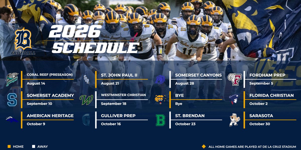 BelenJesuitFB's tweet photo. FOOTBALL SEASON IS HERE! 

The Wolverines kick off their regular season this week at De La Cruz Stadium! https://t.co/yKiH5HPgg8