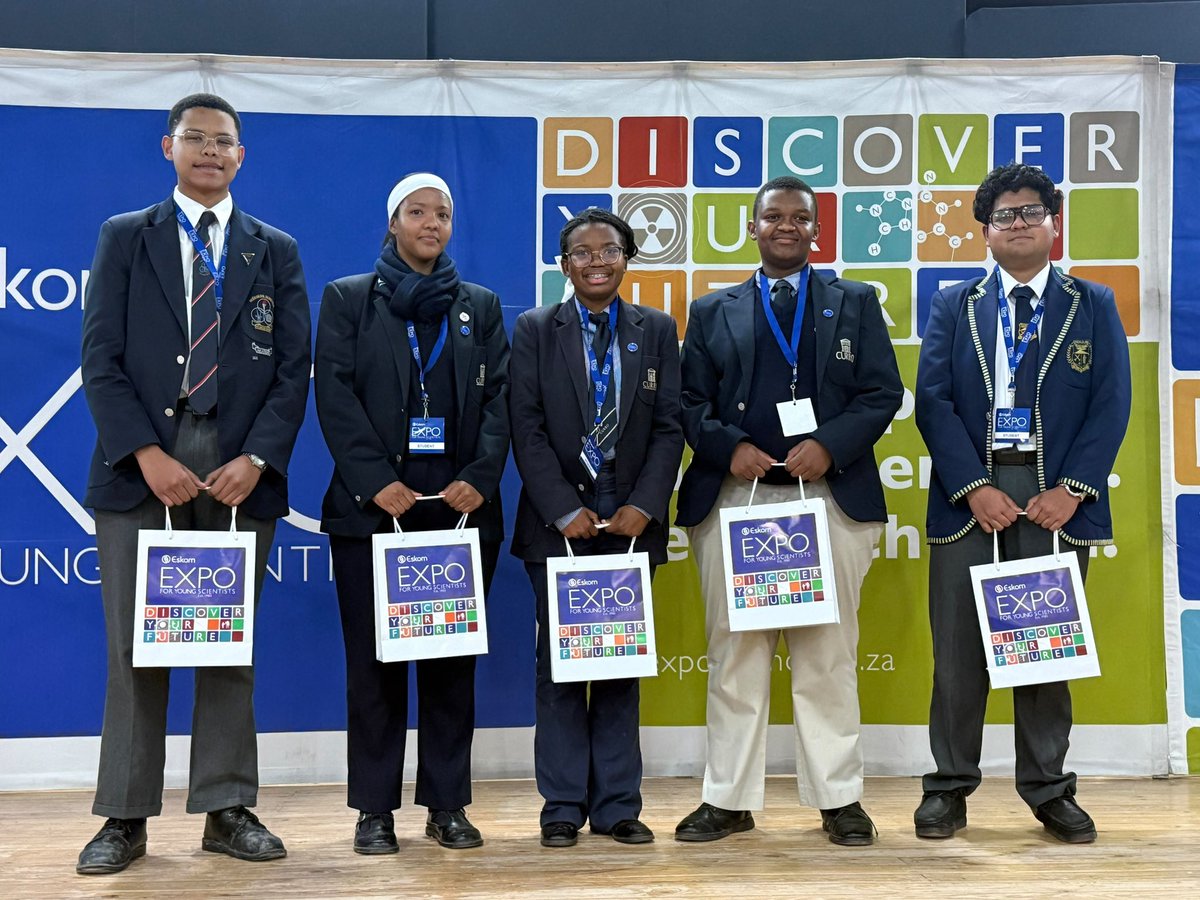 Exposcience's tweet photo. Congratulations to all the award winners at the Eskom Expo Kalahari Regional Science Fair!

Your hard work, creativity and dedication to scientific research have paid off. We celebrate your achievements and wish you continued success as you grow as young scientists, innovators and problem-solvers.

Well done to every young scientist who participated and made the Kalahari Regional Science Fair a celebration of science and innovation!

#DiscoverEskomExpo #EskomExpo #KalahariRSF #YoungScientists #STEMEducation #Innovation
