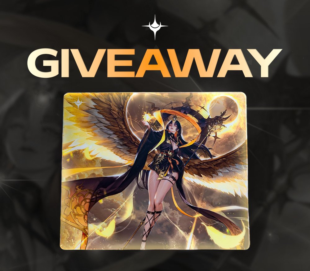 solsticepads's tweet photo. 🚨 SOLSTICE GIVEAWAY 🚨

We’re giving away 1x Solstice: AMATERASU mousepad.

To enter:
✨ Follow us &amp; join our Discord
✨ Like &amp; RT this post
✨ Tag a friend who needs an upgrade

Ends in one week.
Worldwide shipping. 🌎 https://t.co/oLCF6FPvdL