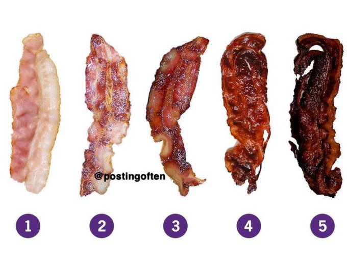 FoodPleaser's tweet photo. How do you like your bacon? https://t.co/FskH9OOtxt