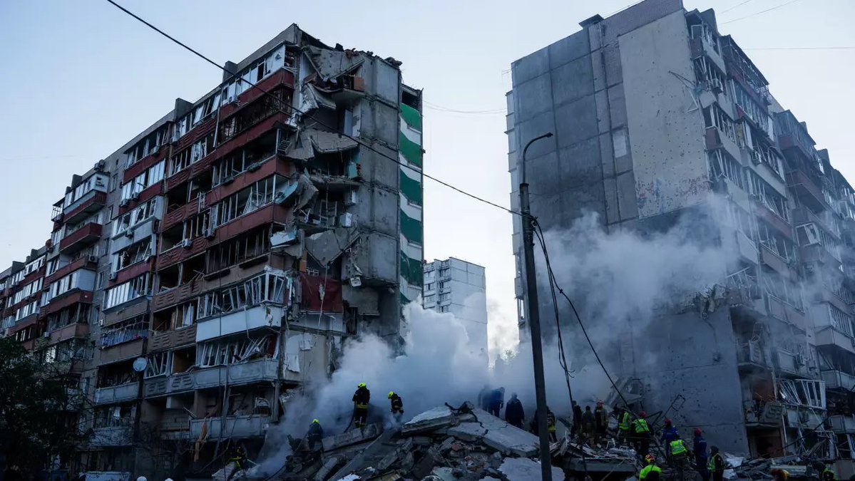 CrimeanVoyager's tweet photo. Just stop and think about that.

Every third building in Kyiv has been damaged by russian attacks.

4,000 out of 12,000 buildings.

A European capital of more than 3 million people — systematically destroyed by russia. https://t.co/WNwKbpt65m