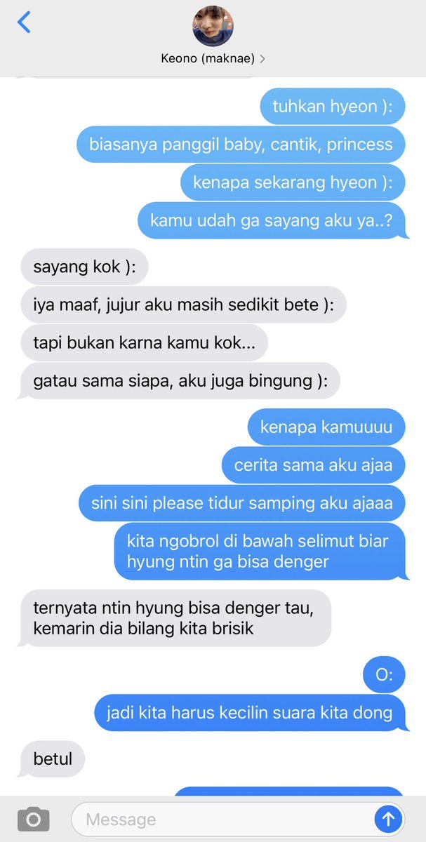 Keonhyeon_meng's tweet photo. keonhyeon aslinya suka cuping (cute typing) dan pacaran masih dipantau abang https://t.co/Ev4M3f5rCr
