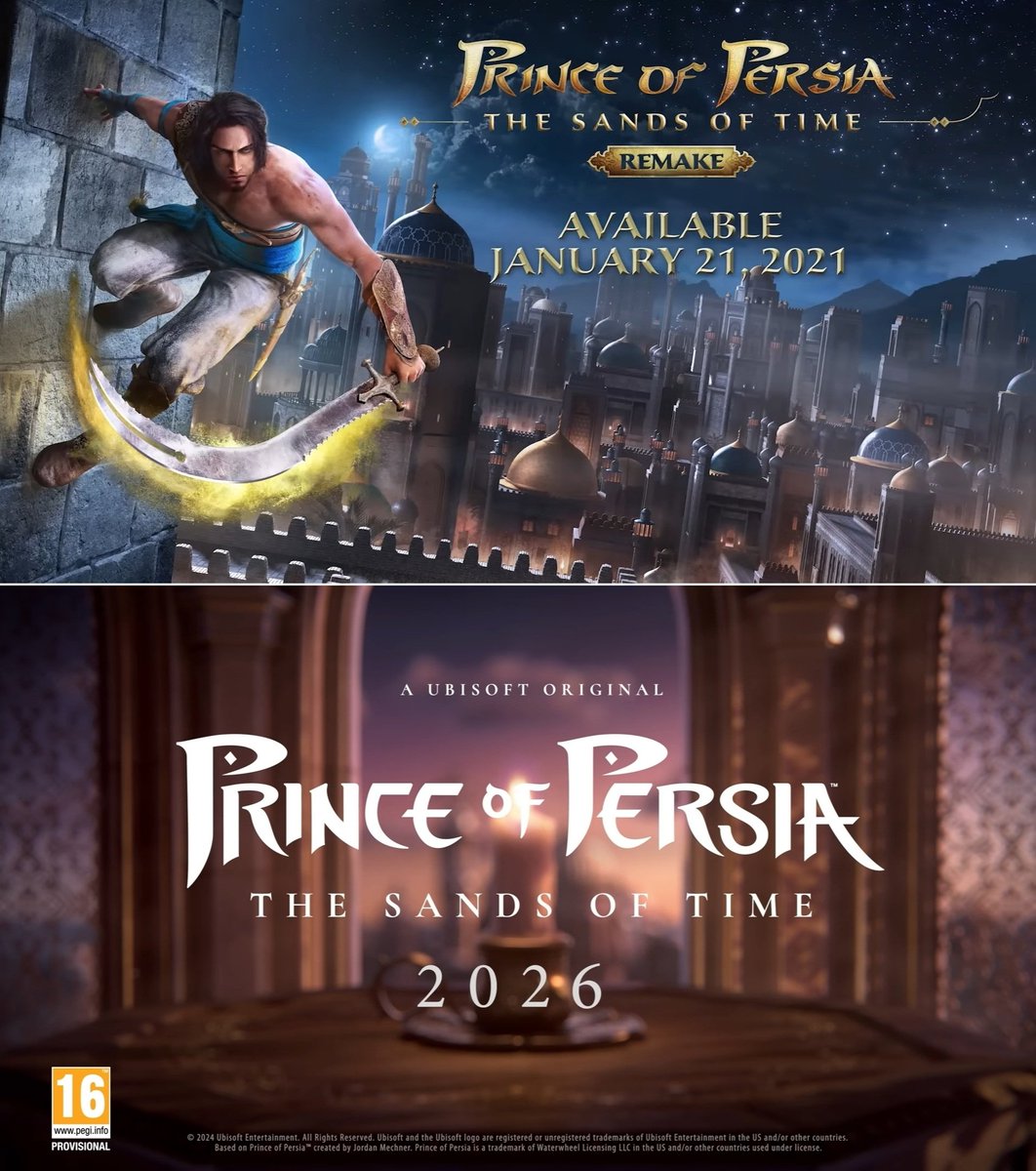 Incroyable_Red4's tweet photo. @princeofpersia Great and happy for EE.
Still, Ubisoft is a garbage company that always abused this IP for their benefit and when time was for them to embrace it they shamelessly mocked the community, laid off the devs and spit in our face after SIX YEARS of promises. Absolute garbage https://t.co/kRK85UDL4v