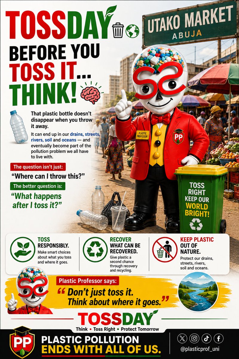 plasticprof_uni's tweet photo. Think before you toss it. https://t.co/uL3515ZN3T
