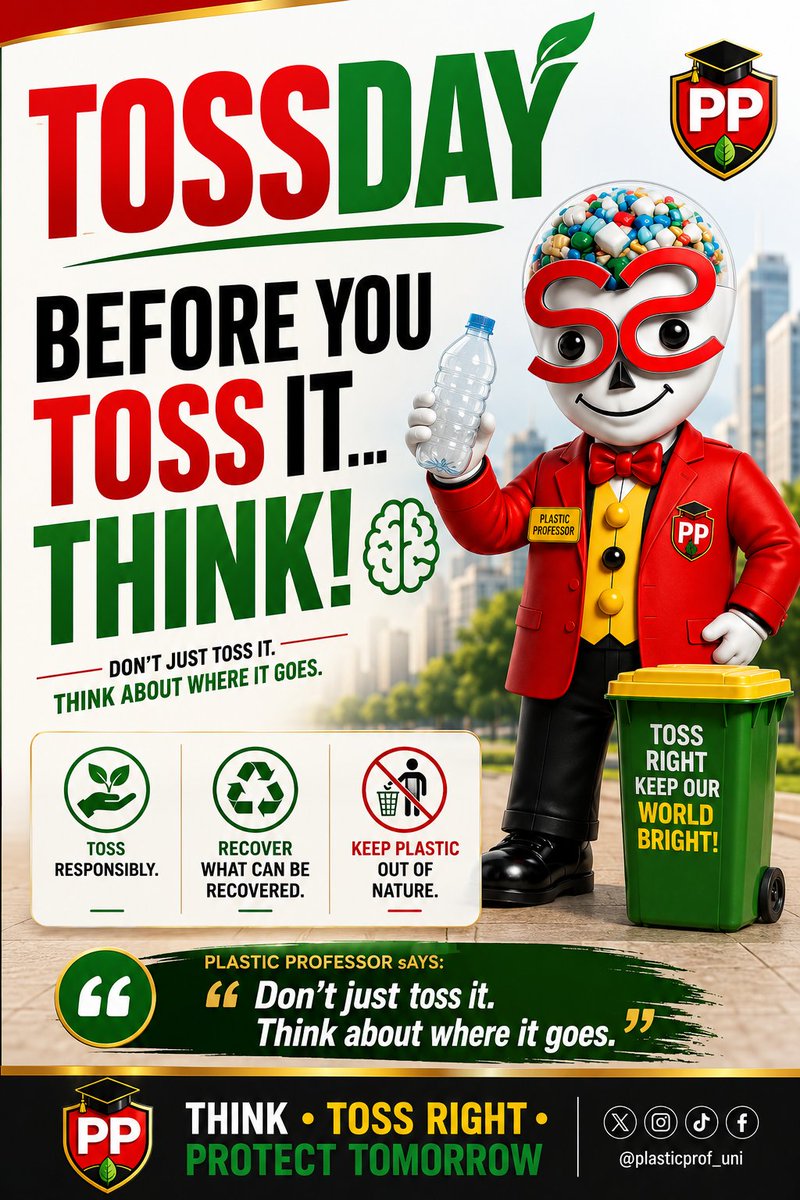 plasticprof_uni's tweet photo. Think before you toss it. https://t.co/uL3515ZN3T