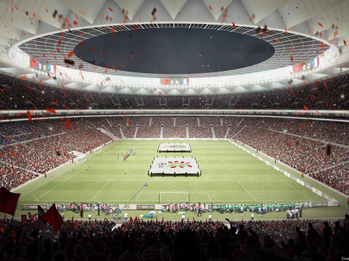 quarter14544's tweet photo. Marruecos anuncia el estadio más grande del mundo.
Organizar el Mundial de 2030 costará a Marruecos unos 190.000 millones dírhams. 17.584.921,80 €
«si Marruecos es un país válido para organizar un Mundial de fútbol, también tendrá q ser un país válido para atender a sus menores» https://t.co/QJA5OopNpc