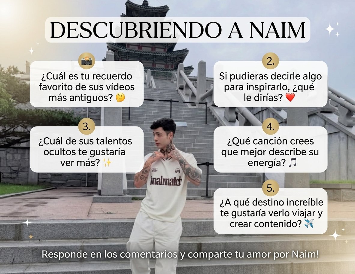 karoldarrechi's tweet photo. Juguemos y participa de la tendencia, ¿que tanto conoces a Naim?? 
Recuerda que hoy sale 

EN ALTA X NAIM DARRECHI https://t.co/I3Y1CUUjyo