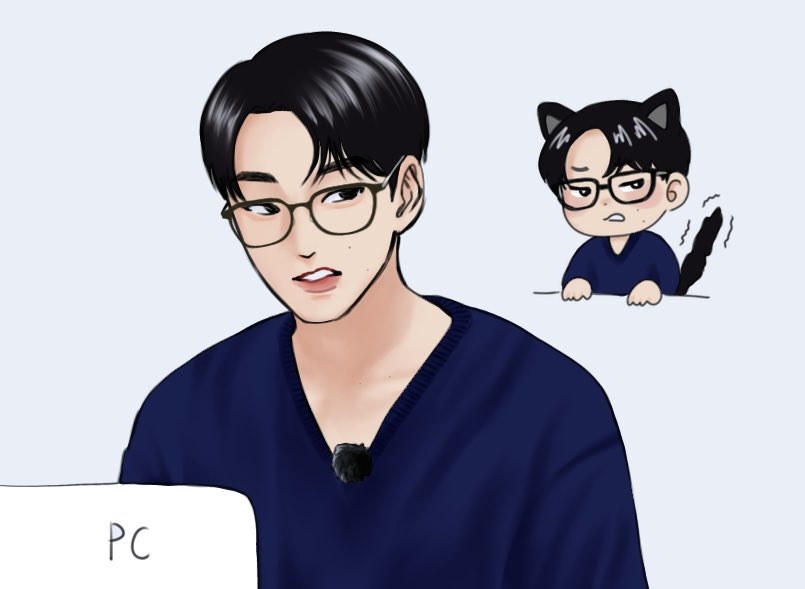 okasiimo's tweet photo. 🐈💕 #ateezfanart https://t.co/73lSaUVIEs