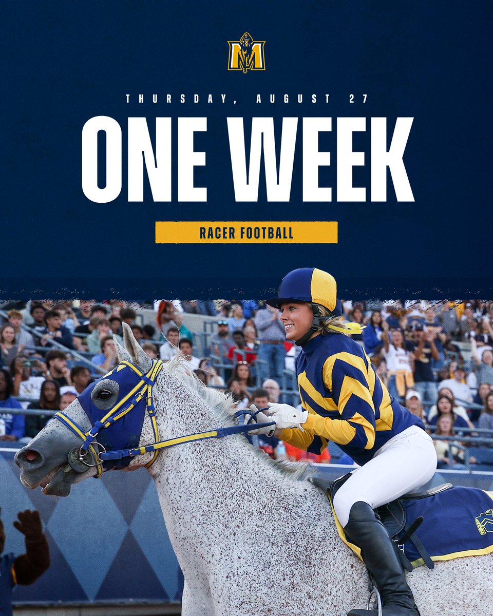 racersfootball's tweet photo. Kickoff coming 🔜 

🎟️ https://t.co/1AcpsTz1i0

#GoRacers🏇 https://t.co/a9Zzv9ITef